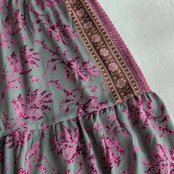 NWT Karma Highway Maxi Boho Long Sleeve Dress Women's Size OS - Picture 10 of 10